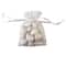 12 Packs: 12 ct. (144 total) Small White Organza Favor Bags by Celebrate It™ Occasions™